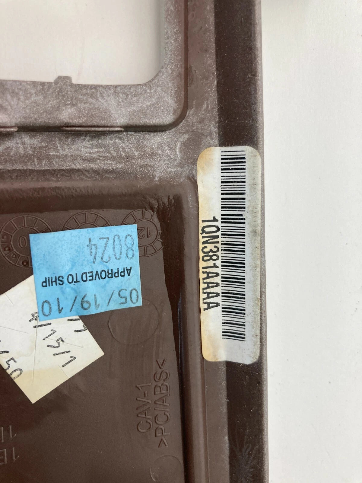 09 10 GRAND CARAVAN TOWN & COUNTRY DASH HEADLIGHT SWITCH BEZEL COVER TRIM WOOD