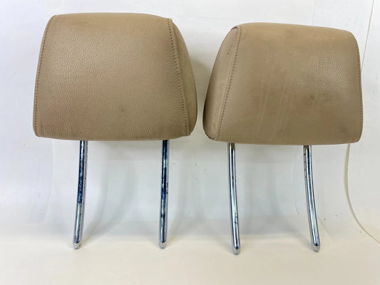 07 08 BMW 328XI 07-12 328I FRONT LEFT & RIGHT SEAT HEADREST HEAD REST PAIR SET