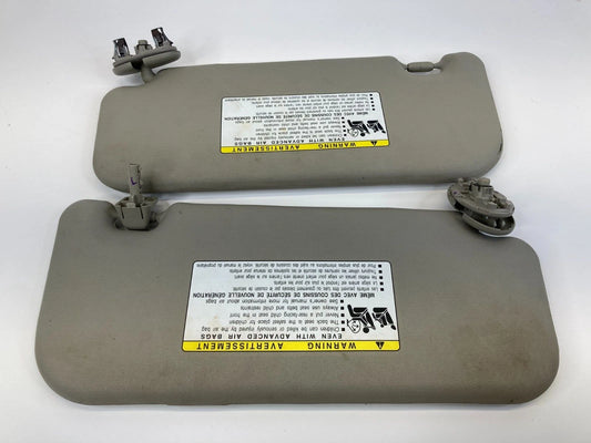 2009-2013 TOYOTA COROLLA LEFT & RIGHT SIDE SUNVISOR SUN VISOR SHADE SET PAIR OEM
