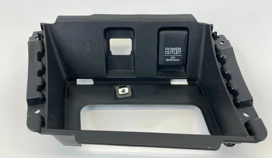 13-15 HONDA CIVIC LX SEDAN CENTER CONSOLE TRAY POWER OUTLET BEZEL 77295-TR6-C0