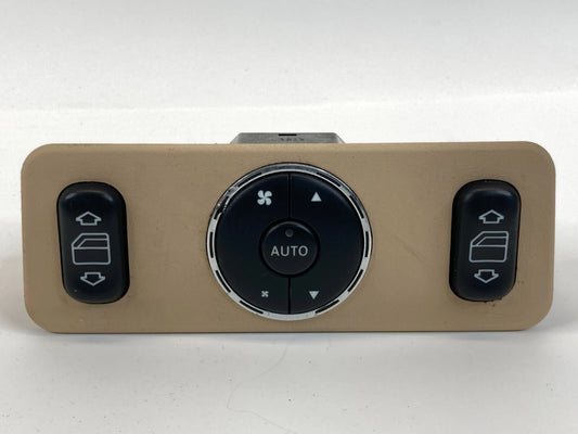 2002 2003 MERCEDES-BENZ ML 320 REAR WINDOW SWITCH W/ CLIMATE CONTROL A1638200326