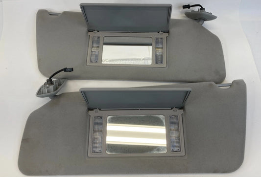 2004-2008 FORD F150 SUNVISOR SUN VISOR LH RH PAIR SET ILLUMINATED W HOMELINK OEM