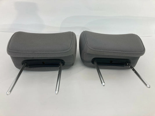 2006-2011 HYUNDAI ACCENT HTBK FRONT SEATS HEADREST PAIR SET LEFT RIGHT CLOTH OEM