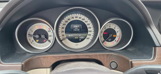14-16 MERCEDES-BENZ E350 INSTRUMENT CLUSTER SPEEDOMETER 144K MILES A2129000925