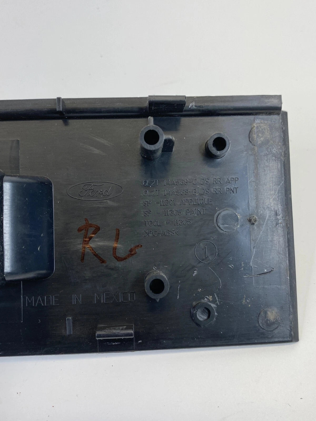 2006-2010 FORD EXPLORER RL REAR LEFT DOOR WINDOW SWITCH BEZEL OEM 6L2T-14529-ADW