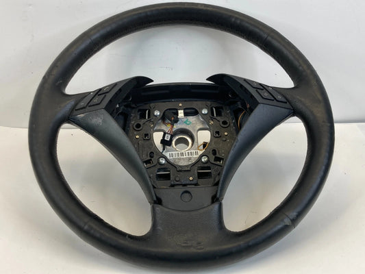 2006-2007 BMW E60 530XI STEERING WHEEL W/ AUDIO & CRUISE SWITCHES OEM