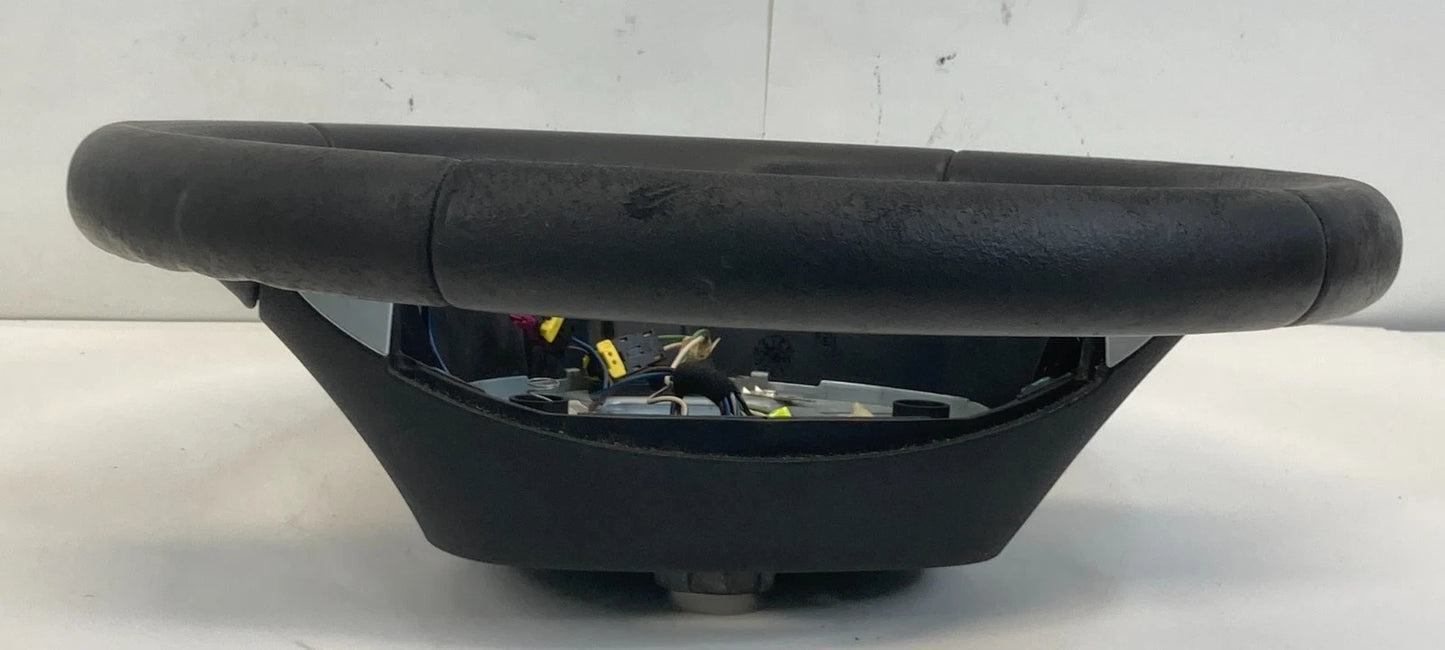 2005-2011 SAAB 9-3 STEERING WHEEL W/ AUDIO CONTROL LEATHER BLACK 12774365 OEM