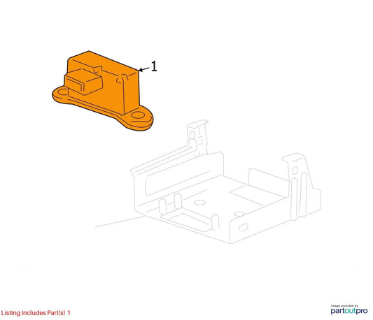 2011-2016 CHEVROLET CHEVY CRUZE 1.4L YAW RATE SENSOR MODULE 13578326 OEM