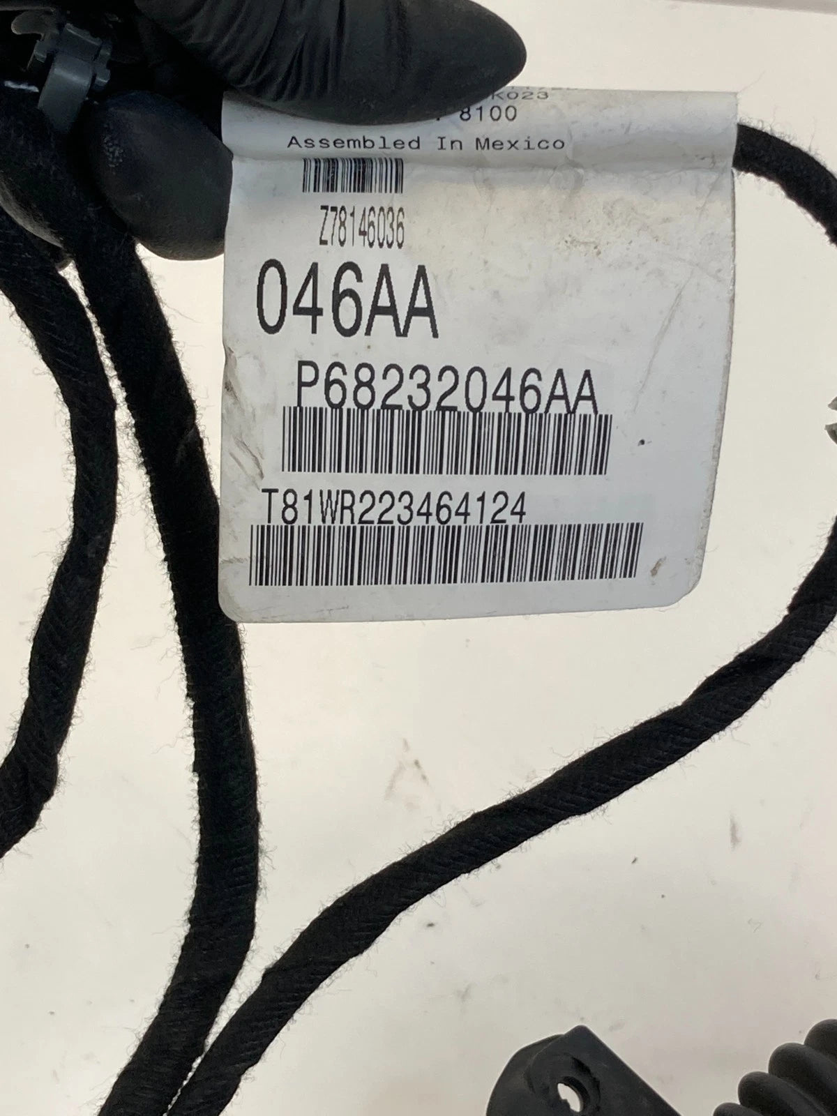 2013-2016 Dodge Dart Rear Left Side Door Wire Wiring Harness 68232046AA OEM