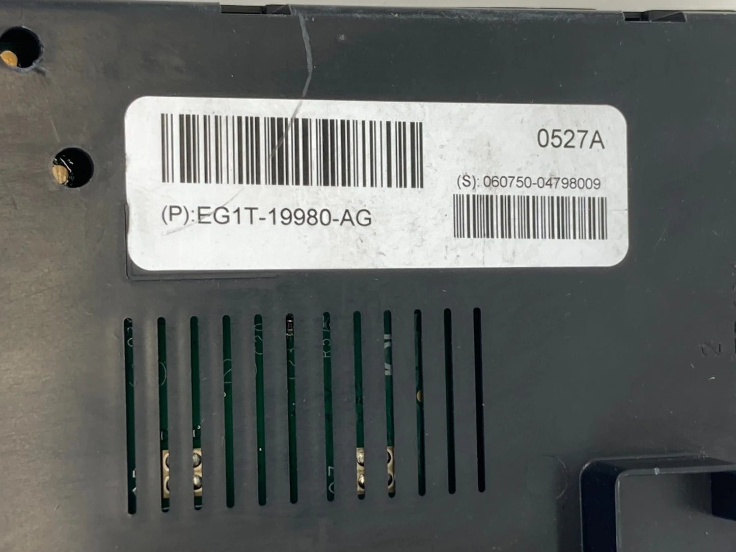 2013-2019 FORD INTERCEPTOR HEATER A/C TEMPERATURE CONTROL MODULE EG1T-19980-AG