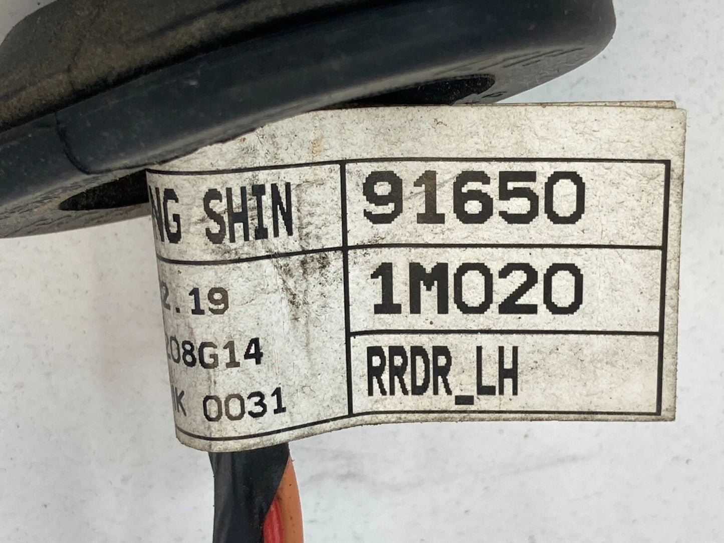 10-13 KIA FORTE SEDAN REAR LEFT DRIVER SIDE DOOR WIRE WIRING HARNESS 91650-1M020