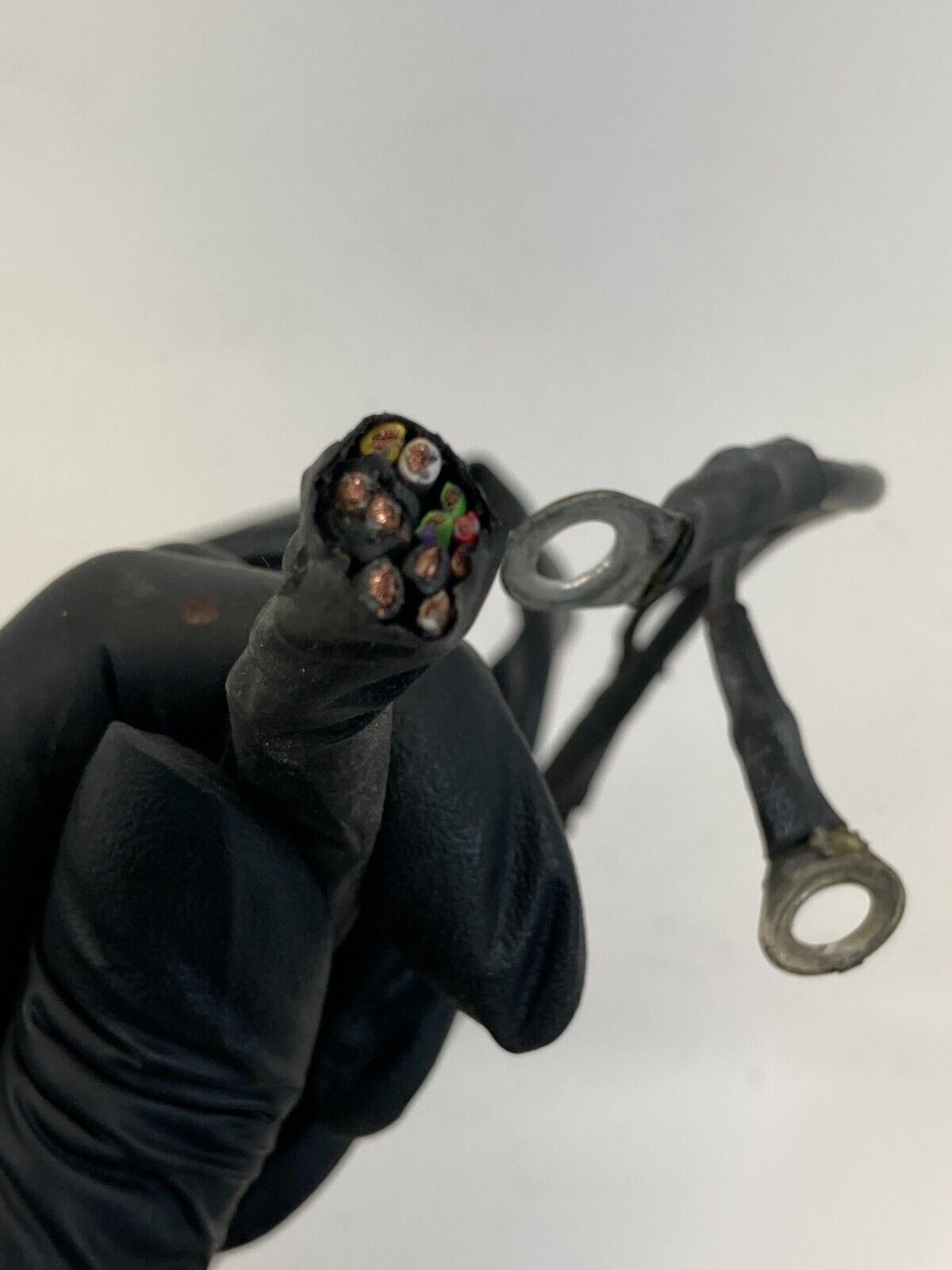 2003-2007 Saab 9-3 Headlight Headlamp Bulb Dust Access Cover w/Connector