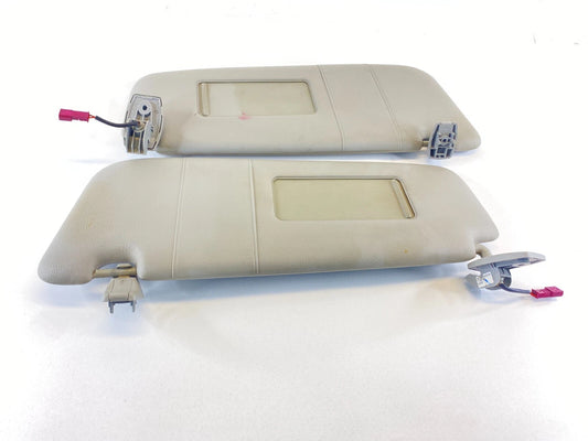 2004-2007 BMW 525I 530I E60 FRONT LEFT RIGHT SUN VISOR SUNSHADE PAIR ASSY OEM