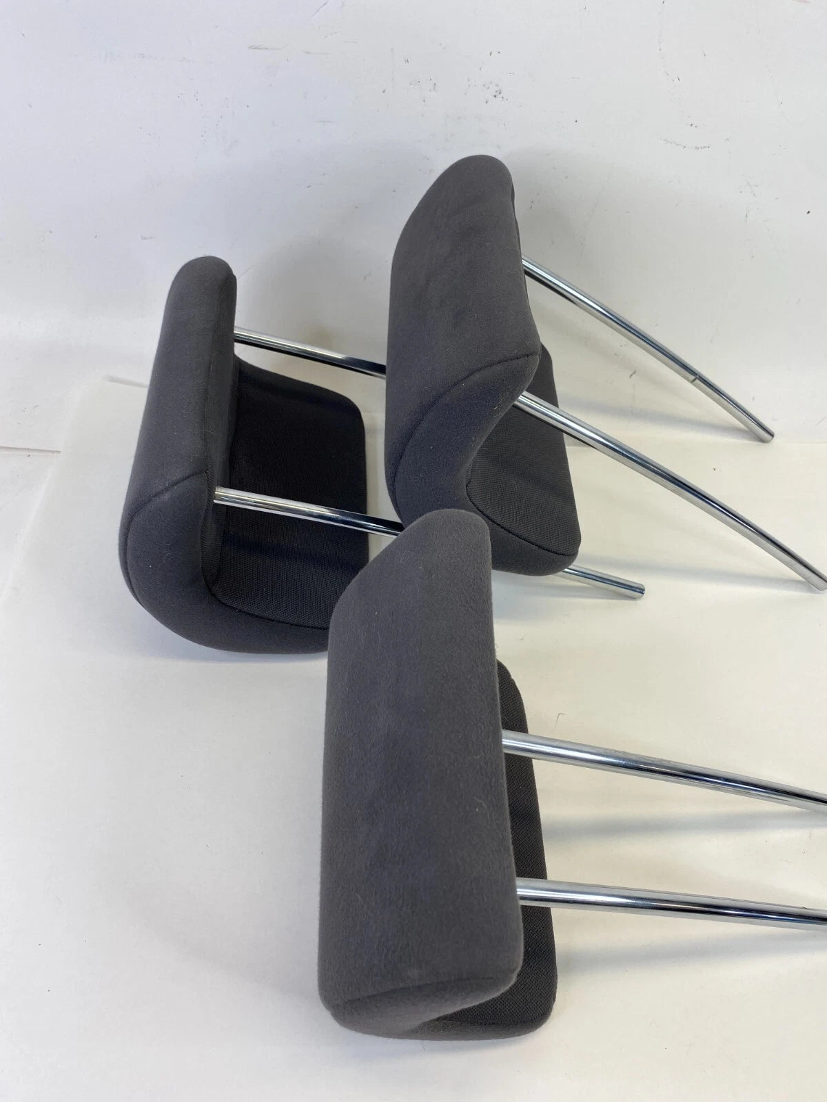 09 10 SET OF 3 HONDA FIT REAR LEFT & RIGHT & MIDDLE SEAT HEADREST CLOTH OEM