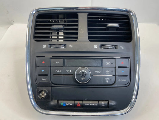 12-20 DODGE GRAND CARAVAN CLIMATE CONTROL TRIM BEZEL W/ AIR VENT P55111236AF OEM