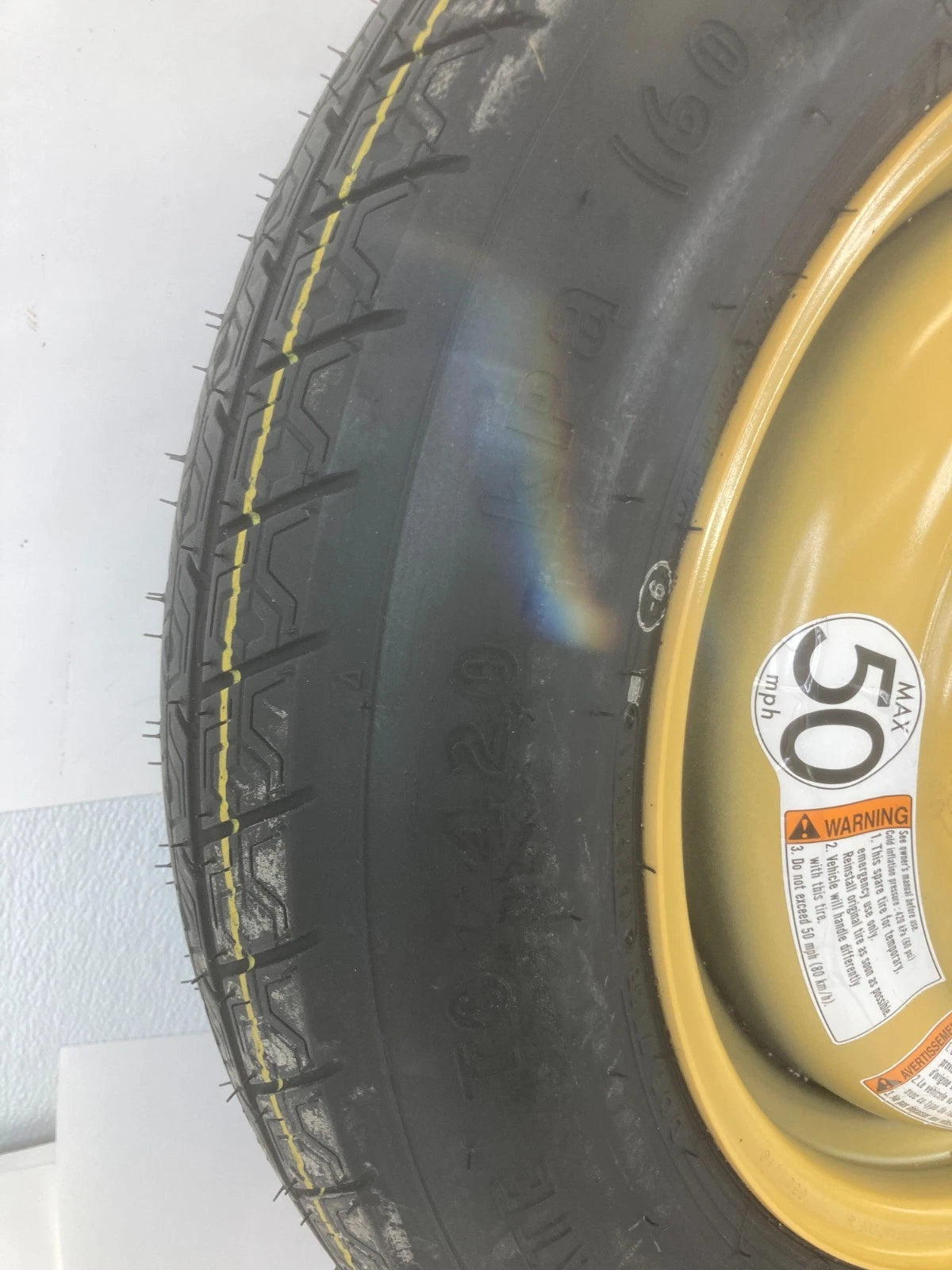 2010-2013 SUZUKI KIZASHI EMERGENCY SPARE TIRE COMPACT DONUT WHEEL T145/90D16 95M