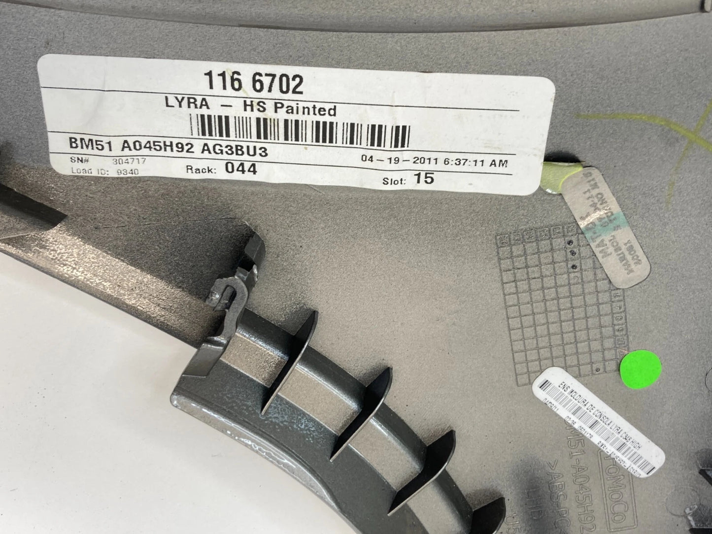 2012-2014 FORD FOCUS FRONT RIGHT CENTER CONSOLE MOLDING TRIM PANEL BM51A045H92AG