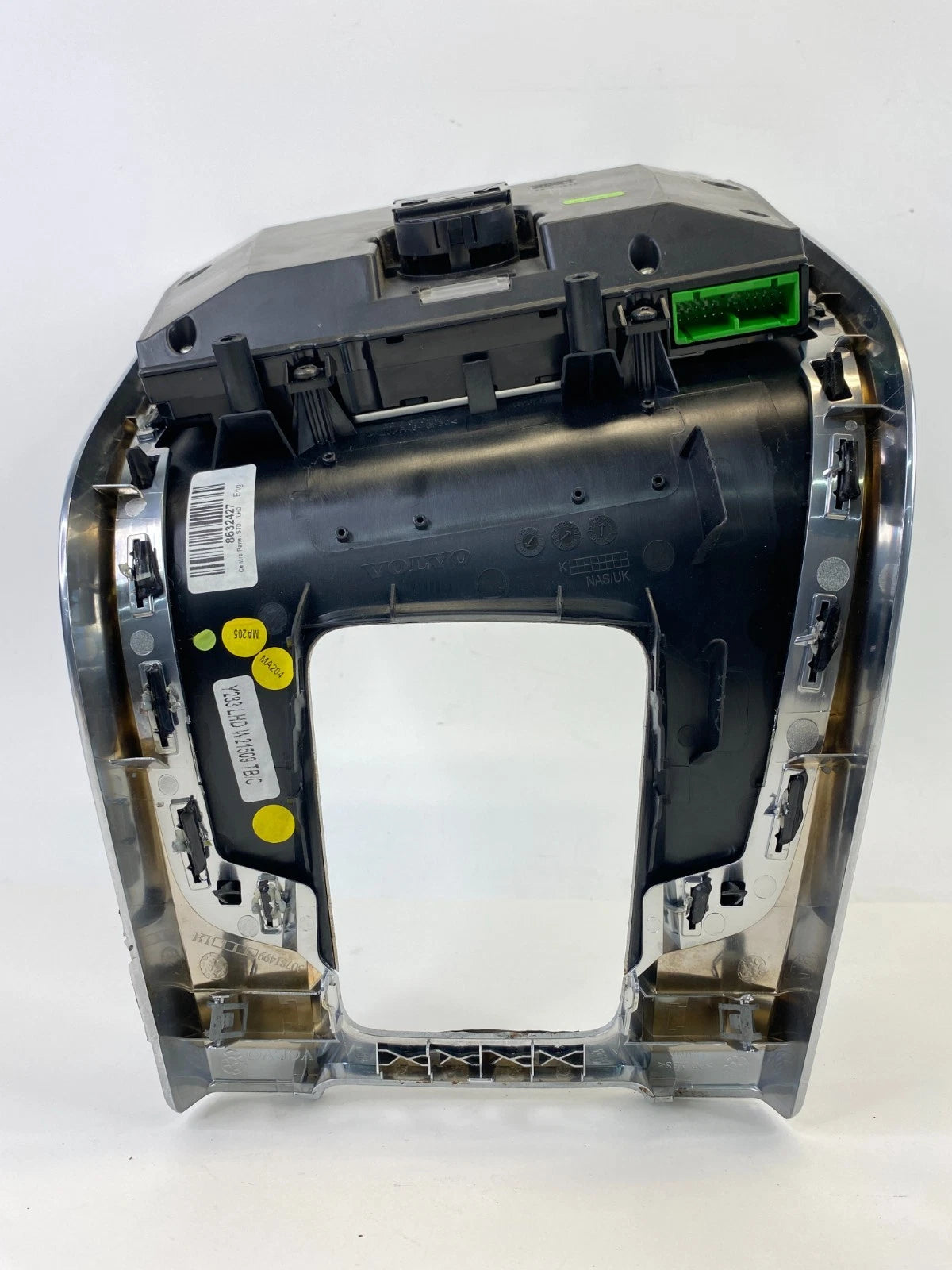 11-18 VOLVO S60 CENTER CONSOLE CLIMATE & RADIO CONTROL PANEL W/ BEZEL 8632427