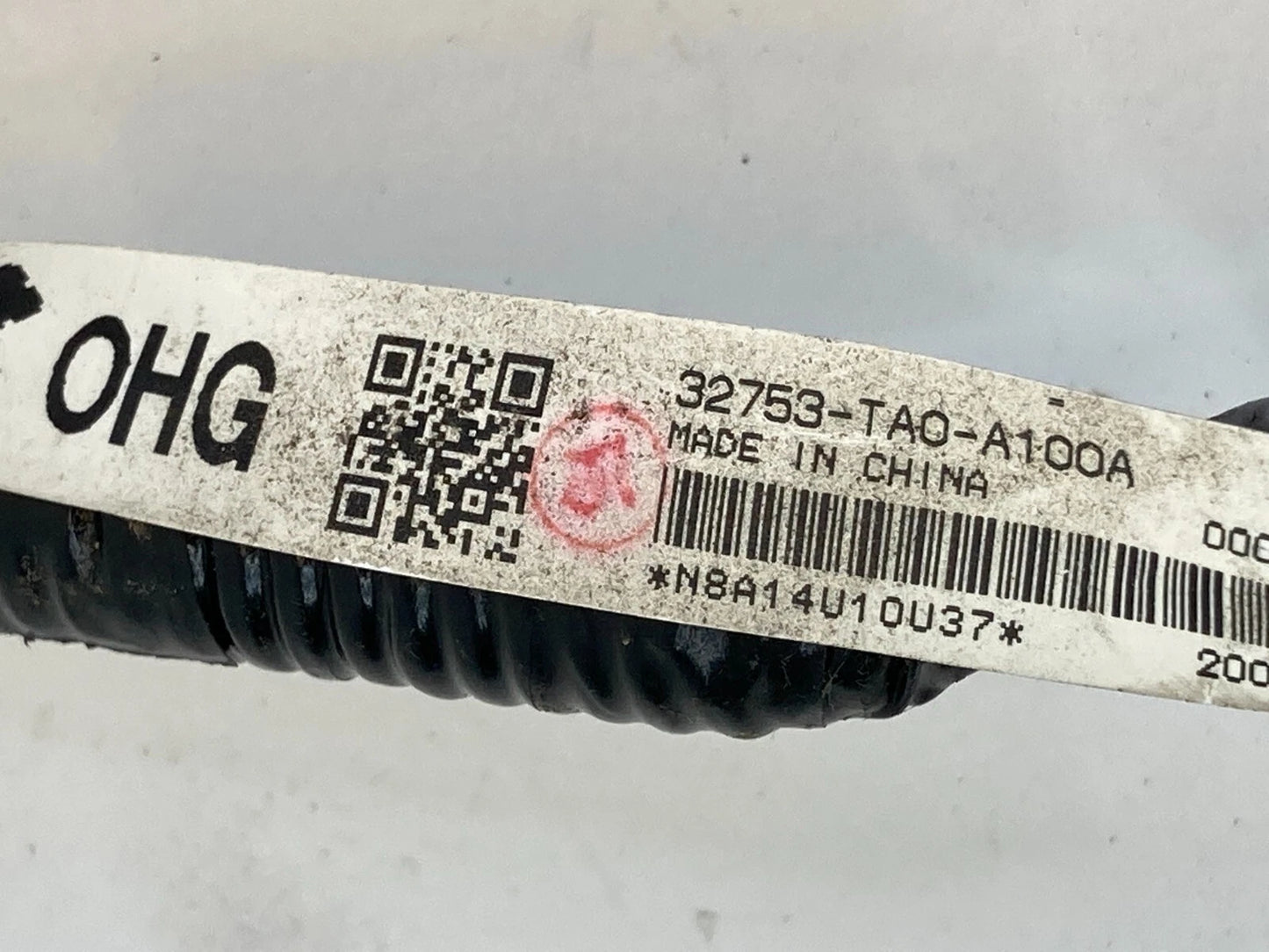 08-12 HONDA ACCORD SEDAN REAR RIGHT SIDE DOOR WIRING HARNESS 32753-TA0-A100 OEM