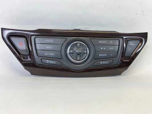 2013-2016 NISSAN PATHFINDER RADIO INFO DISPLAY CONTROL PANEL BEZEL OEM