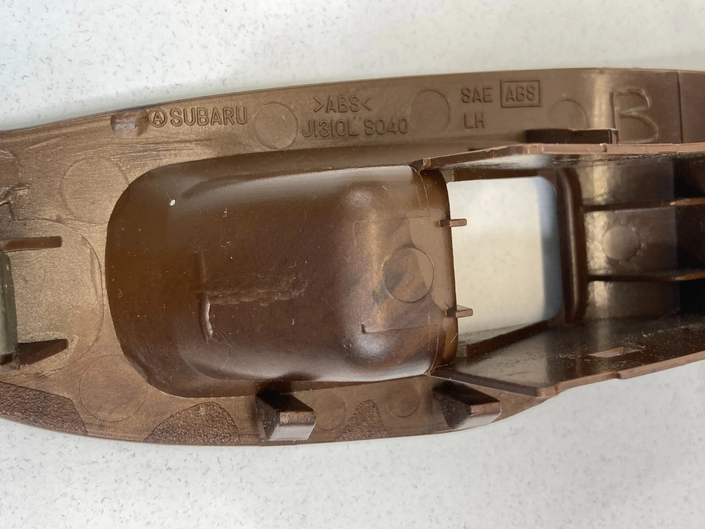 2000-2004 SUBARU OUTBACK REAR LH WINDOW SWITCH BEZEL WOOD TRIM OEM JI3I0L-S040