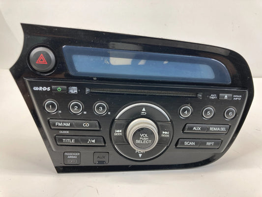 10 11 HONDA INSIGHT AUDIO EQUIPMENT RADIO AM FM CD PLAYER RECEIVER 39100-TM8-A01