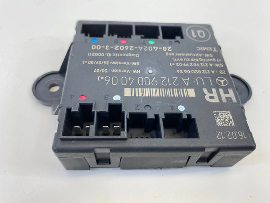 2006-2016 MERCEDES-BENZ E350 REAR RIGHT DOOR CONTROL MODULE UNIT A2129004006 OEM