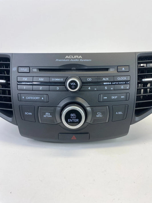 2011-2014 ACURA TSX RADIO RECEIVER AM/FM XM CD PLAYER MP3 WMA 39100-TL2-A110