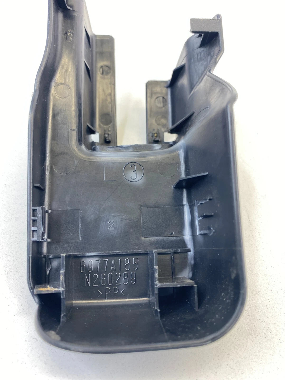 2008-2017 MITSUBISHI LANCER FR LH SEAT TRACK END COVER TRIM OEM FACTORY 6977A185
