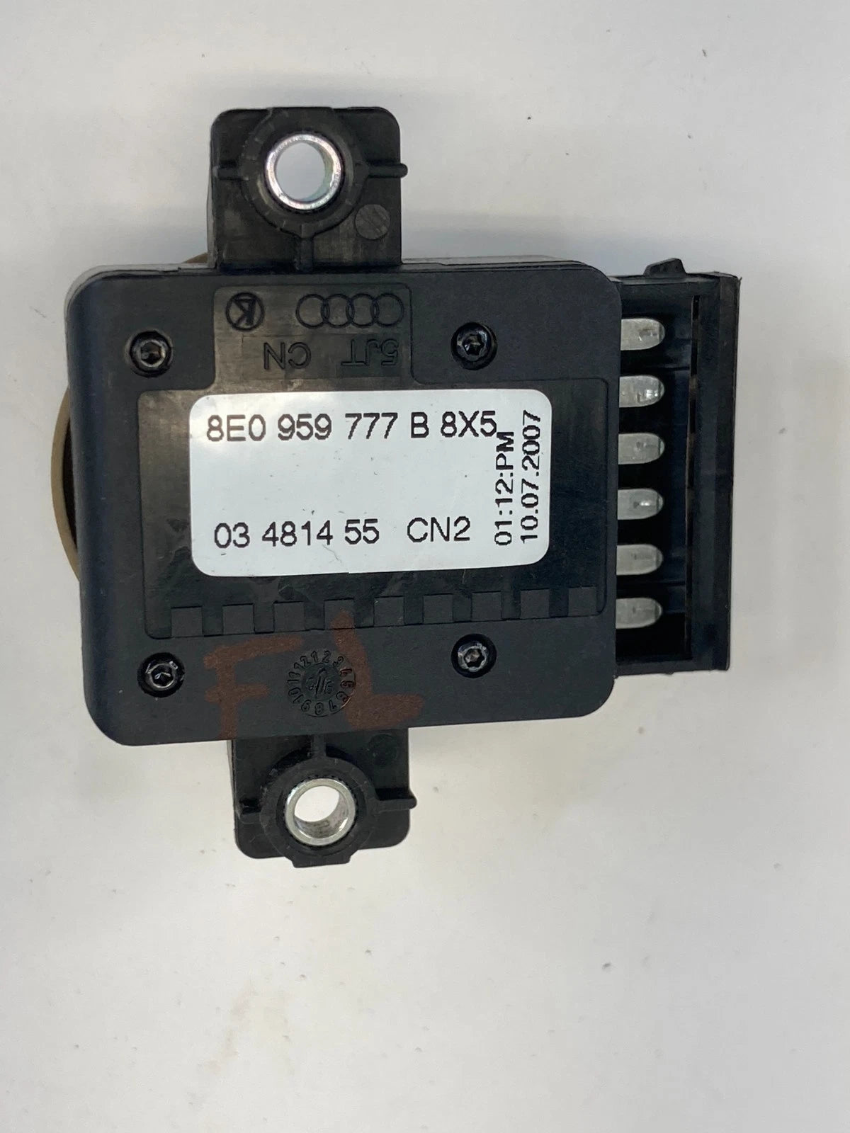 2002-2025 AUDI A4 QUATTRO DRIVER LEFT SIDE LUMBAR SUPPORT SWITCH 8E0959777B OEM