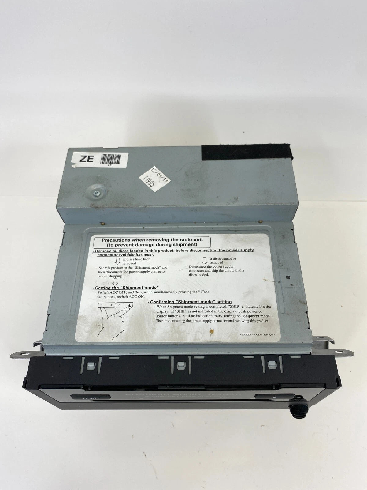 10-12 ACURA RDX AUDIO SYSTEM 6-CD CHANGER AM/FM RADIO PLAYER 39100-STK-A210 OEM