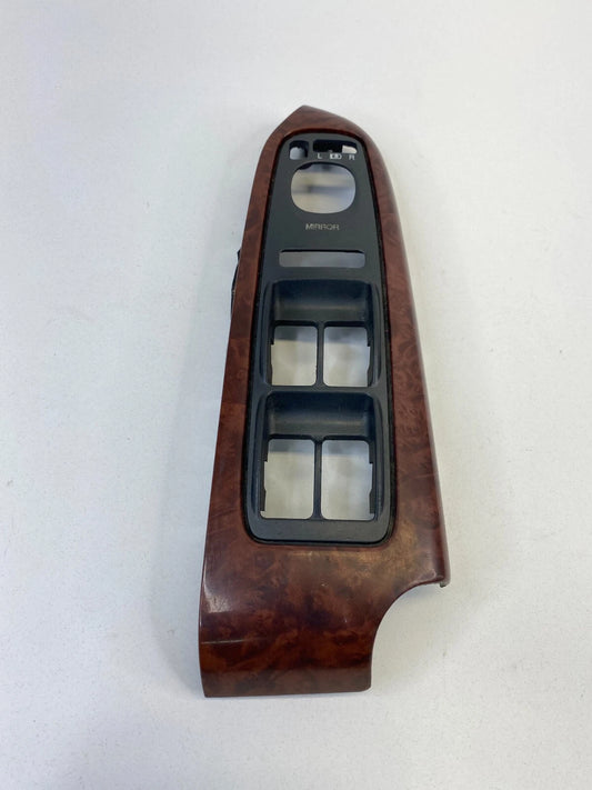 2004 2005 ACURA MDX FRONT LEFT WINDOW SWITCH BEZEL WOOD OEM FACTORY 83550S3V-A01