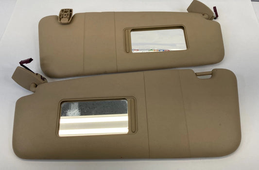 2004-2007 BMW 525I 530I FRONT LEFT RIGHT SUN VISOR SUNSHADE SHIELD PAIR SET OEM