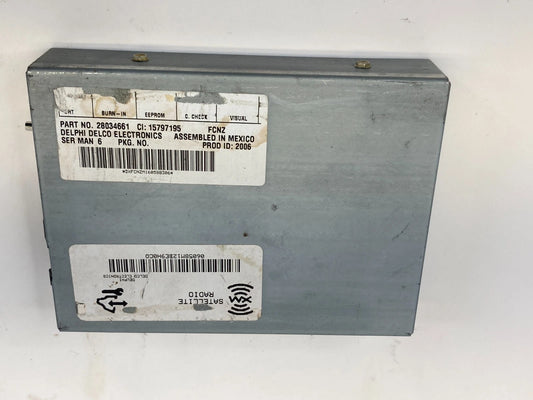 2007-2014 GMC YUKON XM SATELLITE RADIO RECEIVER CONTROL MODULE 28034661 OEM