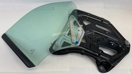 04-11 SAAB 9-3 CONVERTIBLE REAR LEFT QUARTER WINDOW GLASS W/ REGULATOR 12830637