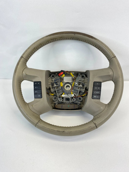 2009-2011 MERCURY MARINER 09-12 ESCAPE STEERING WHEEL W/ SWITCHES TAN LEATHER