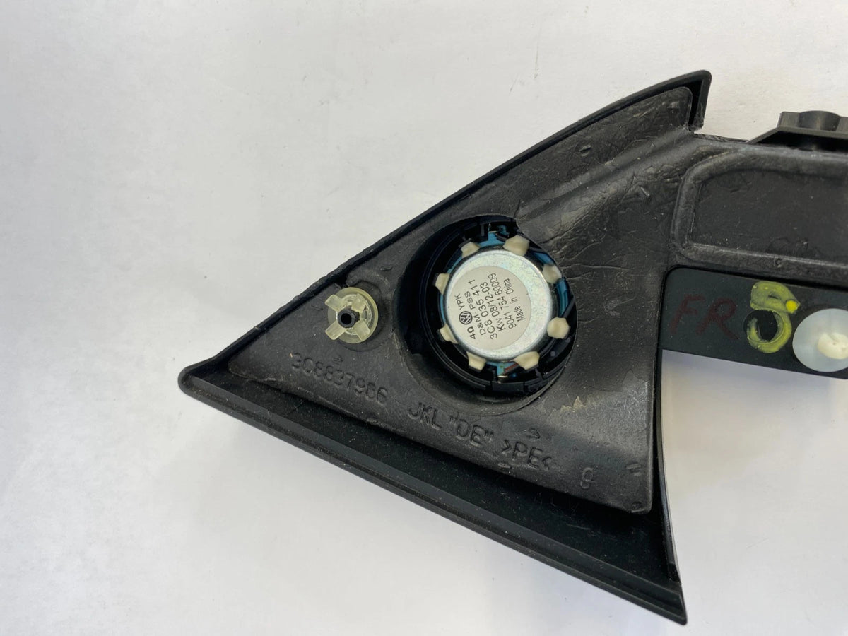 09-17 VW CC FRONT DOOR TWEETER SPEAKER TRIANGLE CORNER TRIM COVER OEM 3C8035411