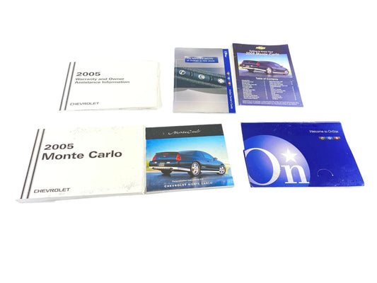 2005 CHEVROLET MONTE CARLO OWNERS MANUAL WARRANTY ASSISTANCE INFORMATION GUIDE