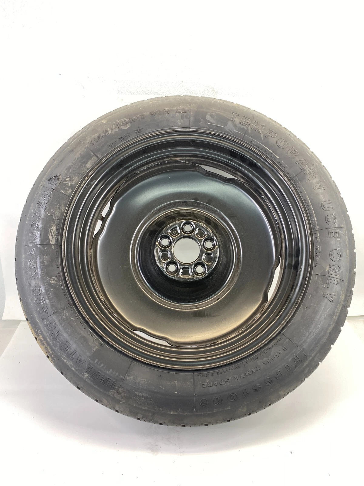 2010-2014 SUBARU OUTBACK EMERGENCY SPARE TIRE WHEEL COMPACT DONUT T145/80R17 OEM