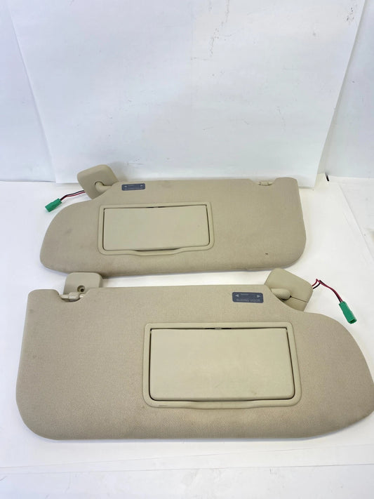2013-2019 FORD TAURUS DRIVER & PASSENGER SUNVISOR SET W/ILLUMINATED MIRROR OEM