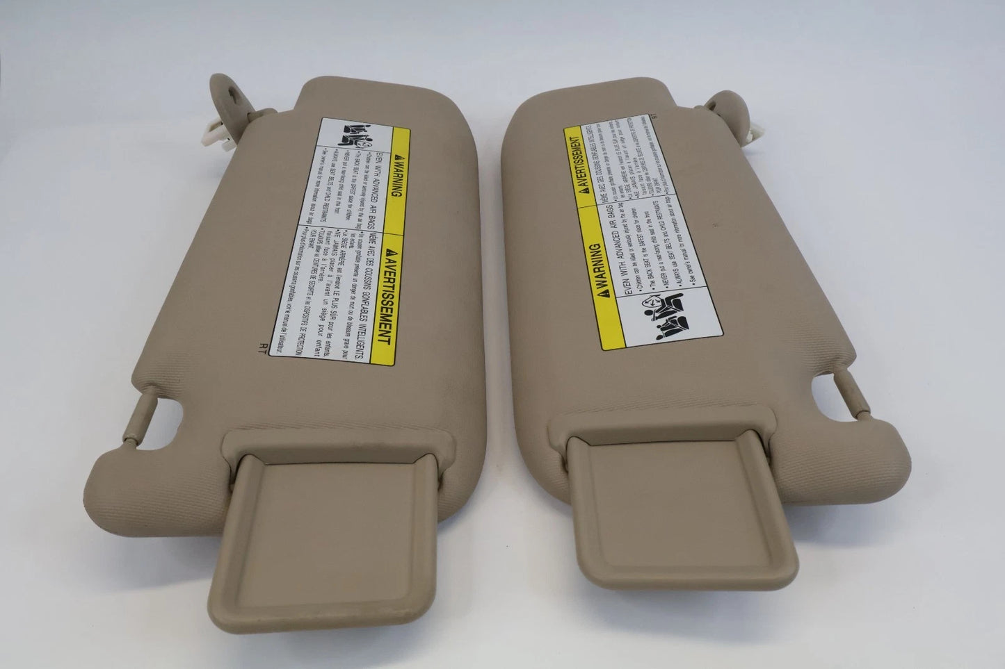 2010-2013 SUZUKI KIZASHI ROOF SUNVISOR SUN VISOR SHADE W/ MIRROR PAIR SET OEM