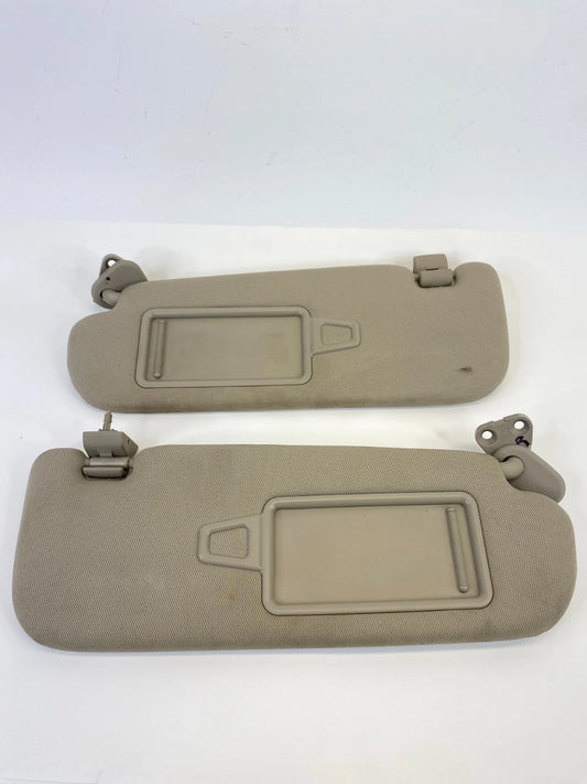 2011-2016 KIA OPTIMA FRONT RIGHT & LEFT SIDE SUN VISOR SHADE PAIR SET W/ CLIPS