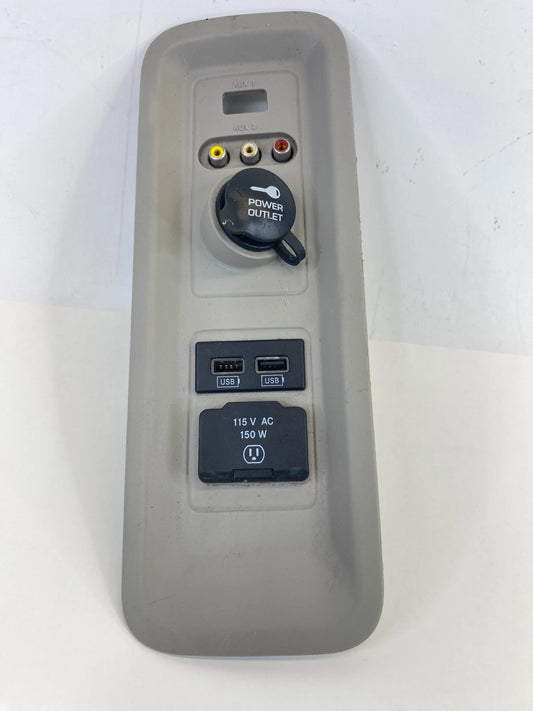 2013-2016 TOWN & COUNTRY REAR POWER OUTLET HOUSING W/USB PORT PANEL 1XF85BD1AA