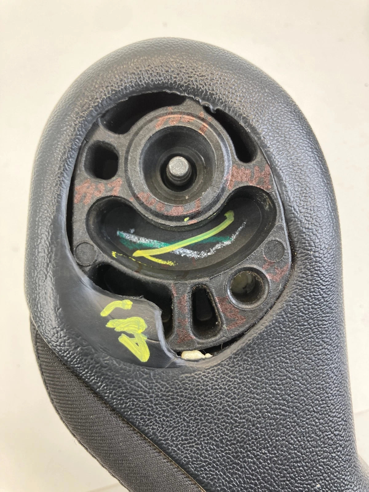 2011-2020 DODGE GRAND CARAVAN FRONT SEAT ARMREST PAIR BLACK LEATHER OEM FACTORY