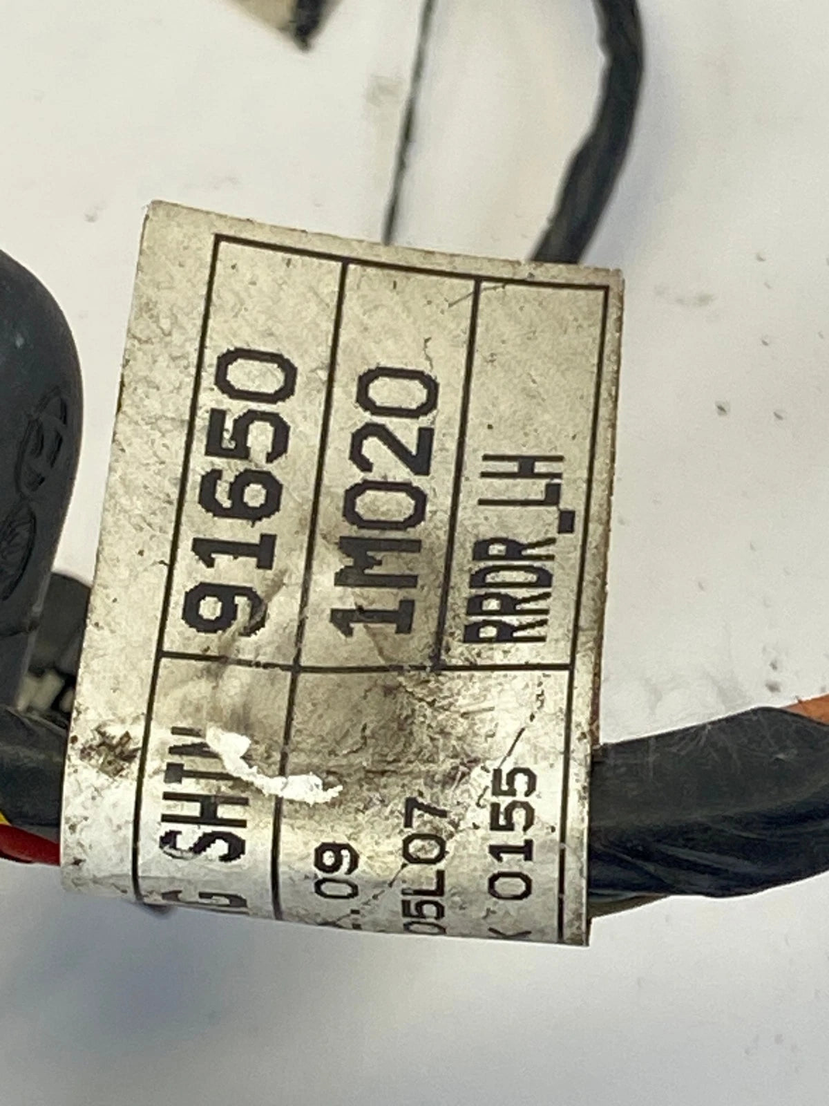 2010-2013 KIA FORTE REAR LEFT SIDE DOOR WIRE WIRING HARNESS PLUG OEM 916501M020