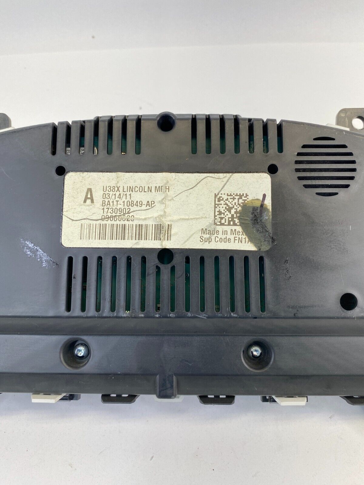 2011 Lincoln MKX Dash Instrument Cluster Speedometer Gauges UNK Miles BT10849AP