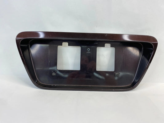 96-00 HONDA CIVIC COUPE REAR FINISH PANEL LICENSE PLATE TRIM 74890-S01-A000 OEM