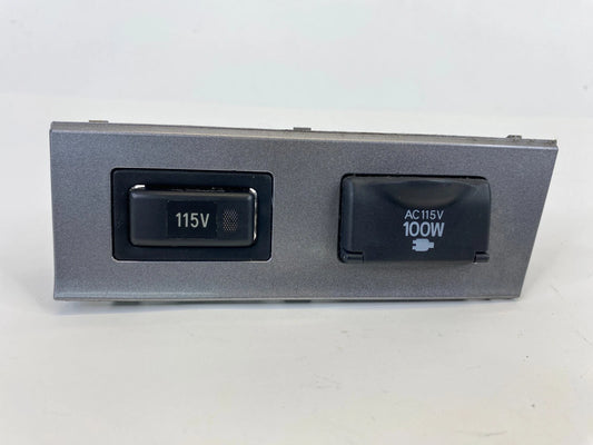 03 04 05 06 07 08 PONTIAC VIBE POWER OUTLET 115V / 100W PLUG SILVER TRIM OEM