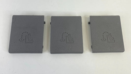07-11 TOYOTA CAMRY REAR BACK SEAT CHILD ANCHOR RESTRAIN COVER CAP TRIM SET OF 3