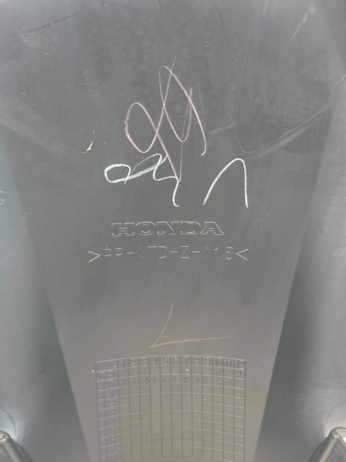 2011 2012 HONDA CR-Z DASH SPEEDOMETER GAUGE CLUSTER BEZEL TRIM 77200-SZT OEM